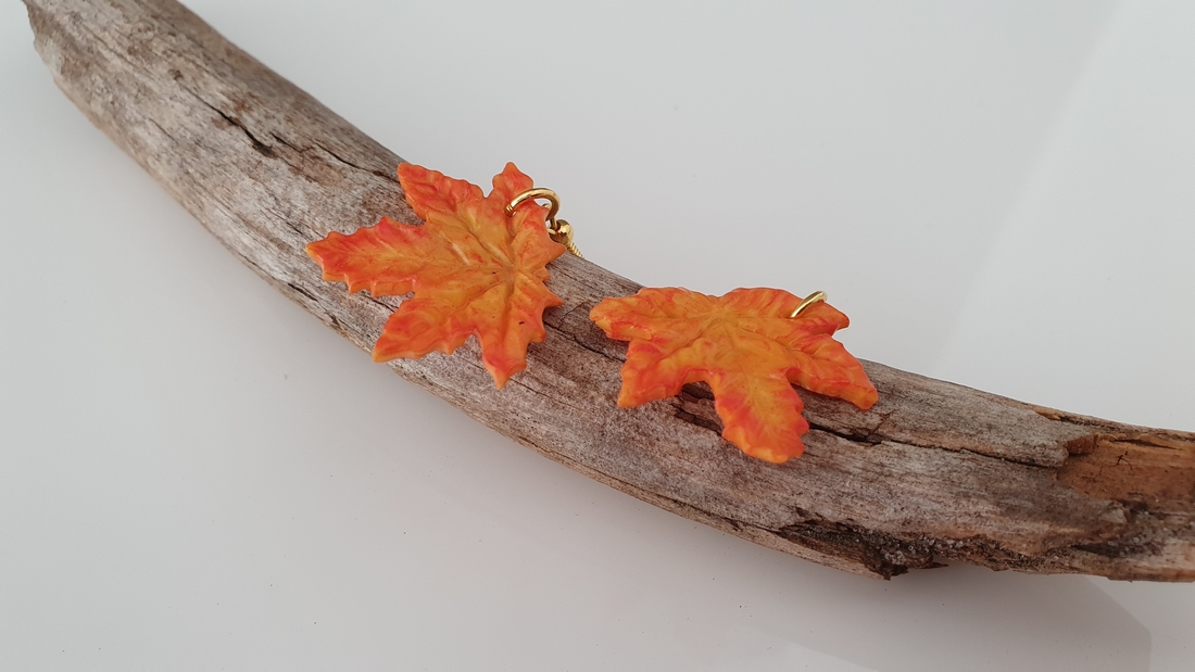 BUTINELY Boucles d’oreilles élégantes feuilles d’érable automnale