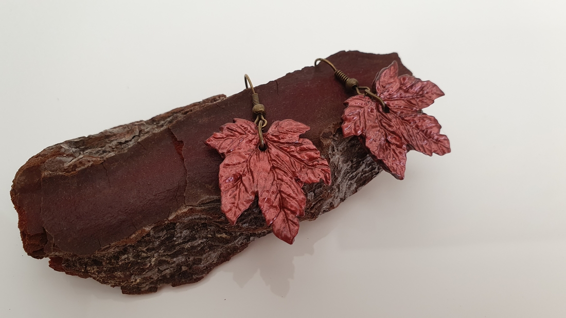 BUTINELY Boucles d'oreilles élégantes feuilles d'érable automnale
