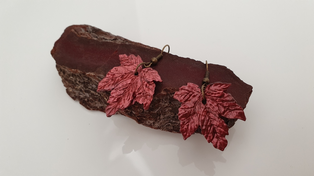 BUTINELY Boucles d'oreilles élégantes feuilles d'érable automnale