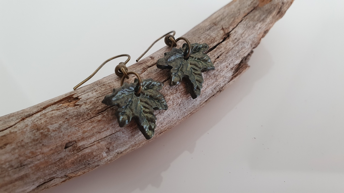 BUTINELY Boucles d'oreilles élégantes feuilles d'érable automnale