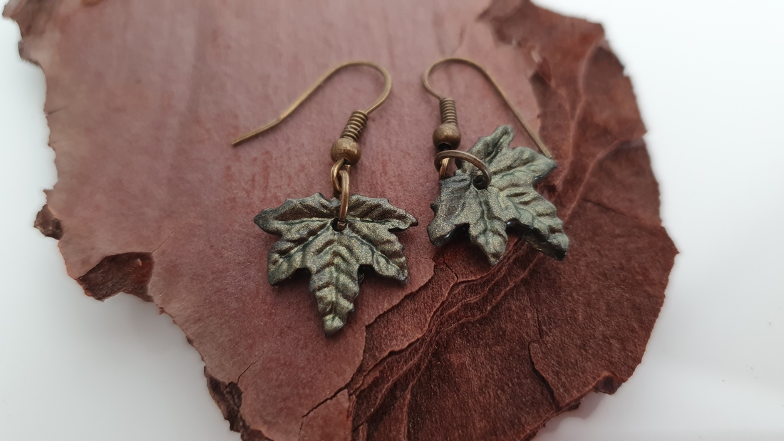 BUTINELY Boucles d'oreilles élégantes feuilles d'érable automnale