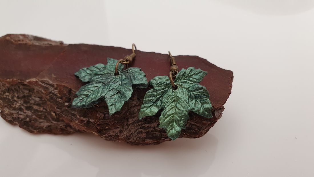 BUTINELY Boucles d'oreilles élégantes feuilles d'érable automnale