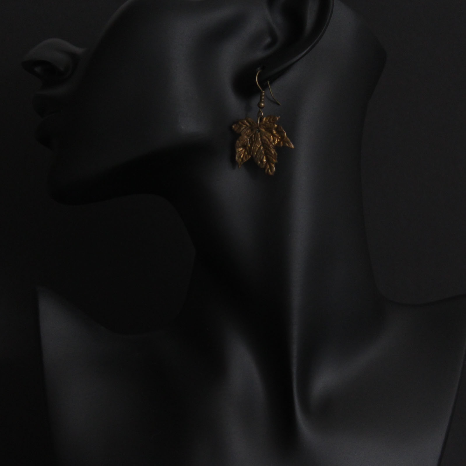 BUTINELY Boucles d'oreilles élégantes feuilles d'érable automnale