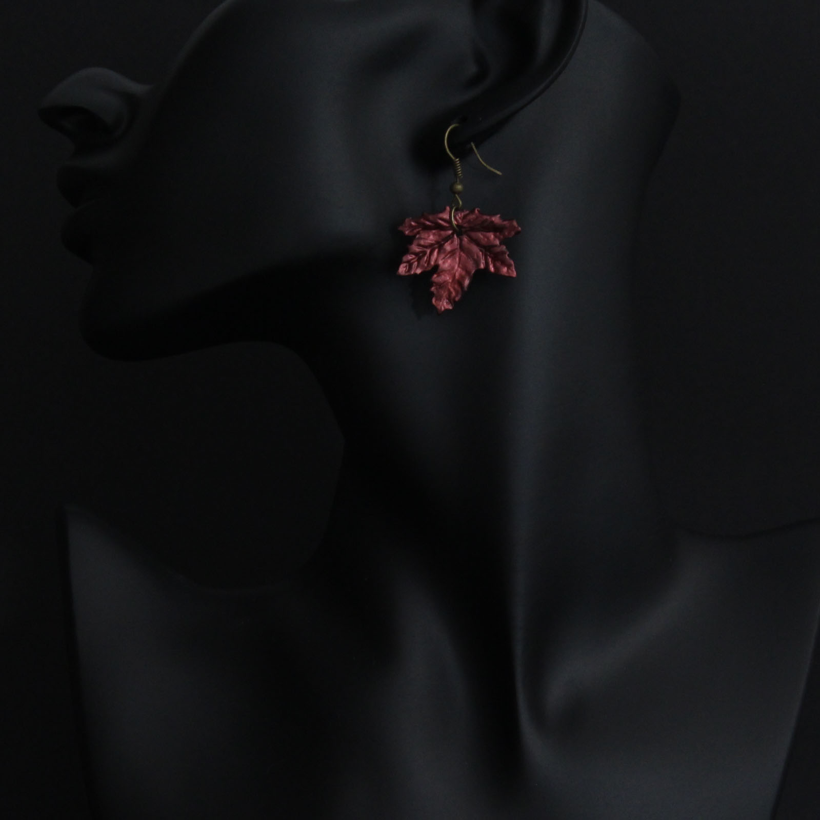 BUTINELY Boucles d'oreilles élégantes feuilles d'érable automnale