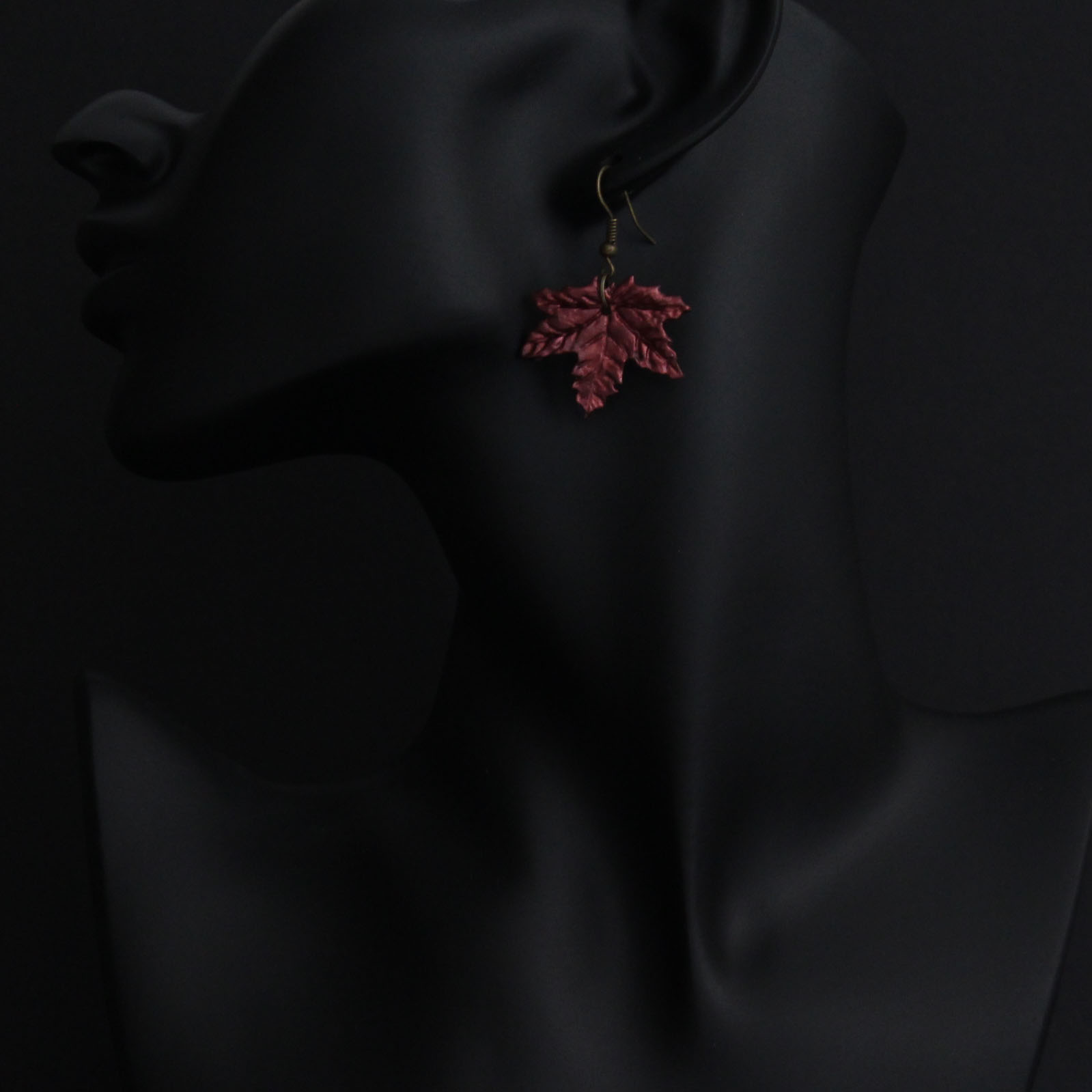 BUTINELY Boucles d'oreilles élégantes feuilles d'érable automnale