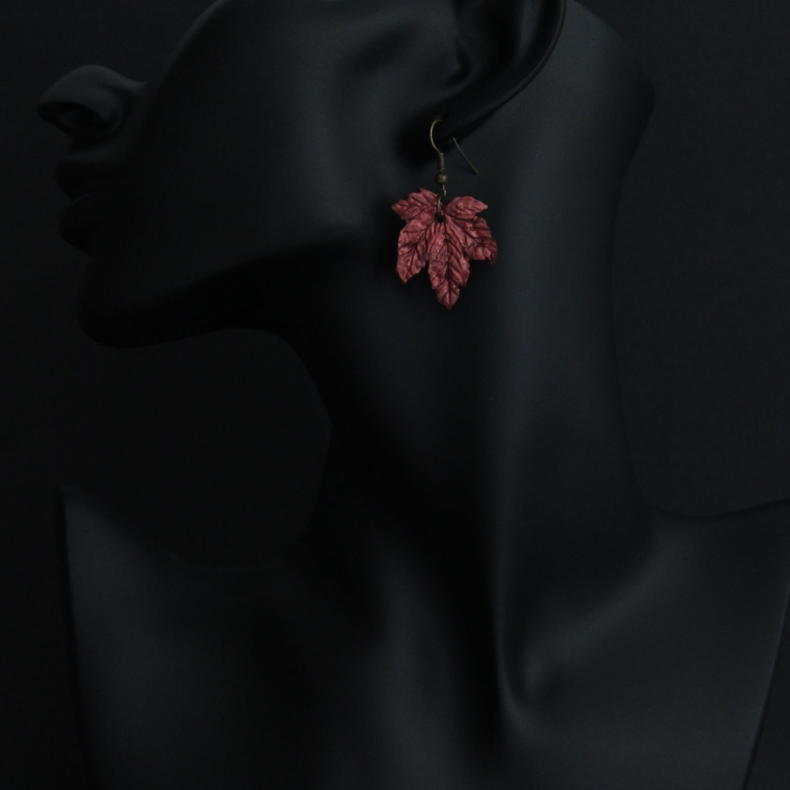 BUTINELY Boucles d'oreilles élégantes feuilles d'érable automnale