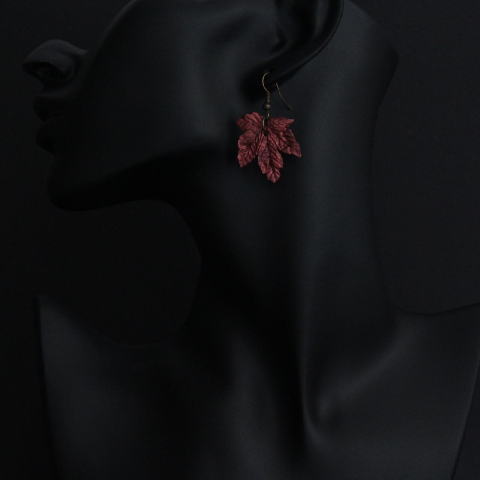 BUTINELY Boucles d'oreilles élégantes feuilles d'érable automnale