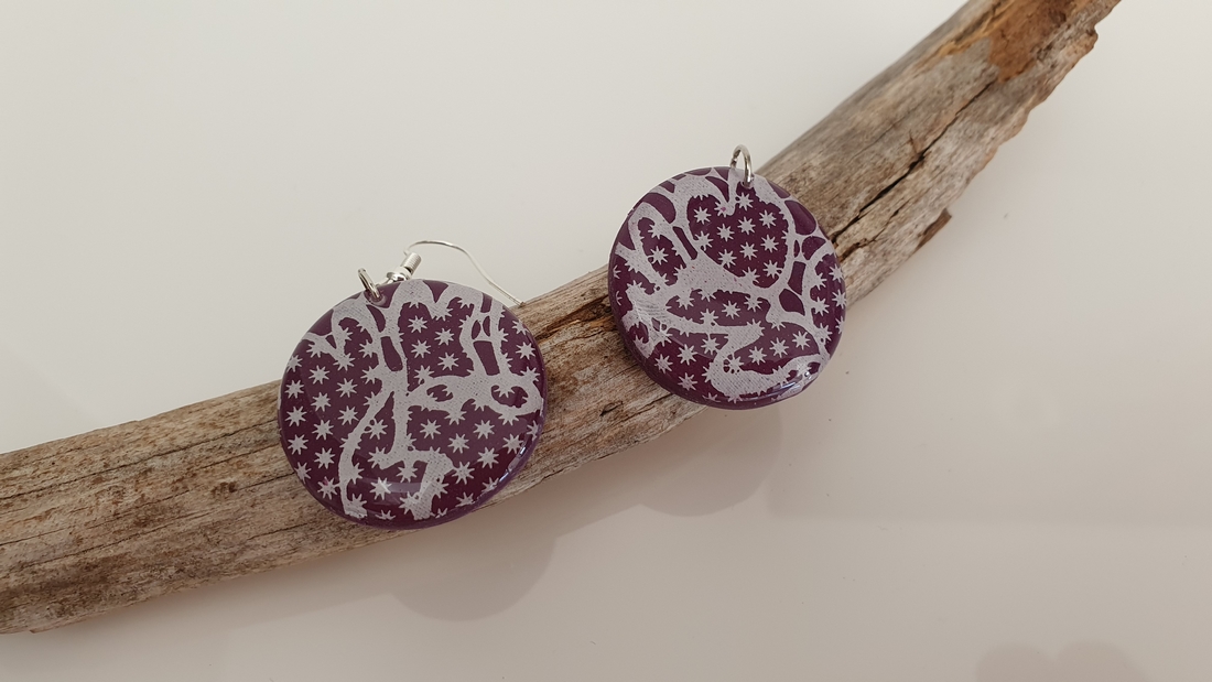 BUTINELY Boucles d'oreilles élégantes en dentelle