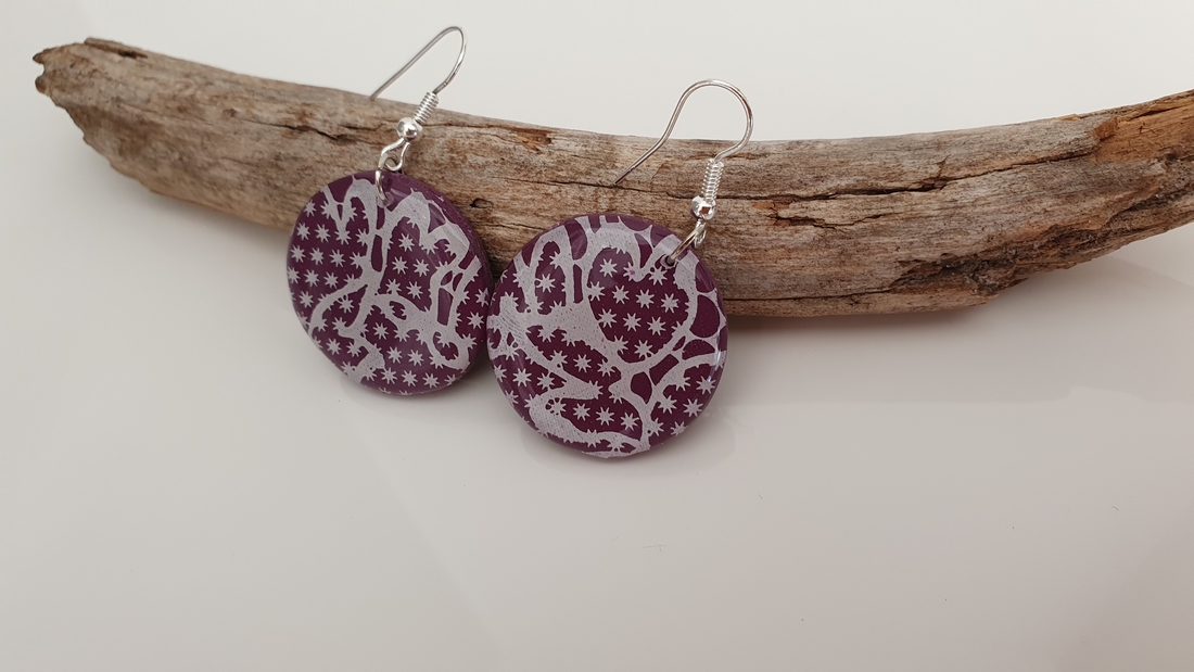 BUTINELY Boucles d'oreilles élégantes en dentelle