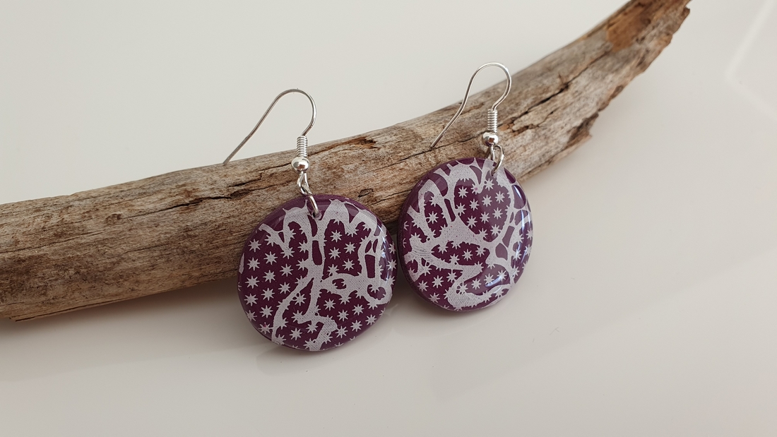 BUTINELY Boucles d'oreilles élégantes en dentelle