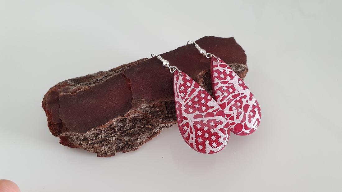 BUTINELY Boucles d'oreilles élégantes en dentelle
