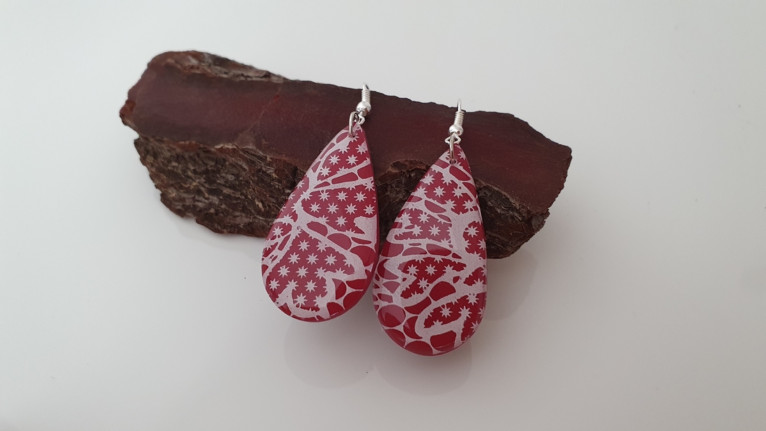 BUTINELY Boucles d'oreilles élégantes en dentelle