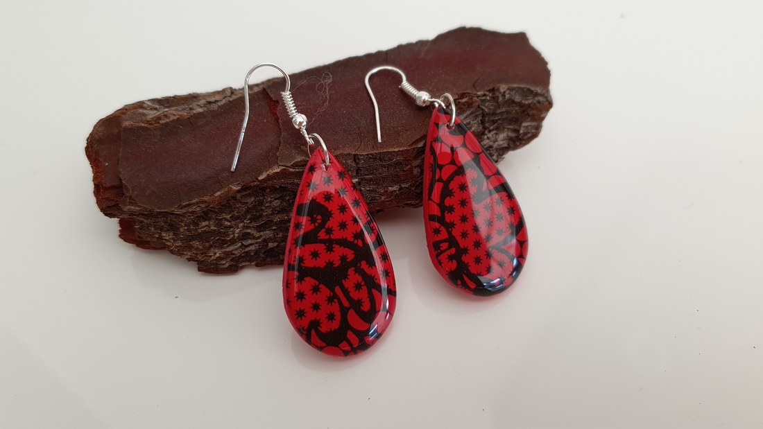 BUTINELY Boucles d'oreilles élégantes en dentelle