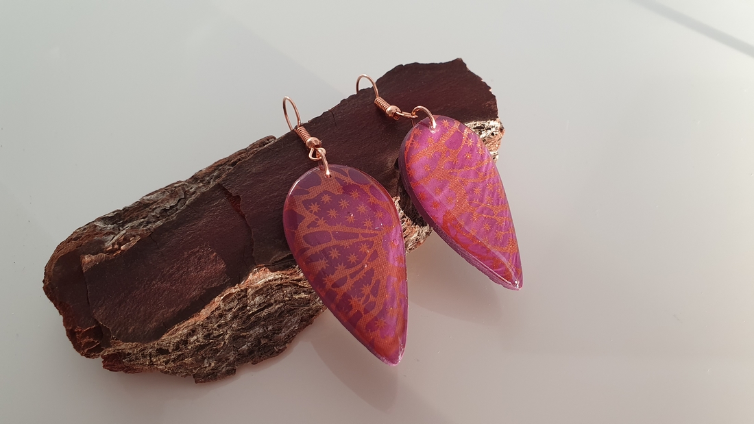 BUTINELY Boucles d'oreilles élégantes en dentelle