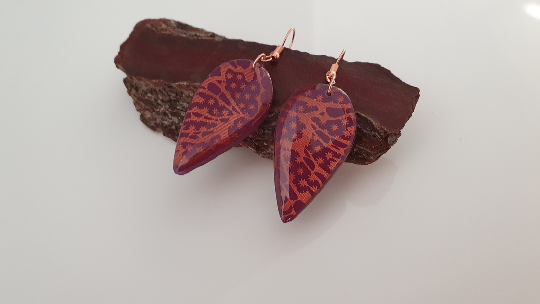 BUTINELY Boucles d'oreilles élégantes en dentelle