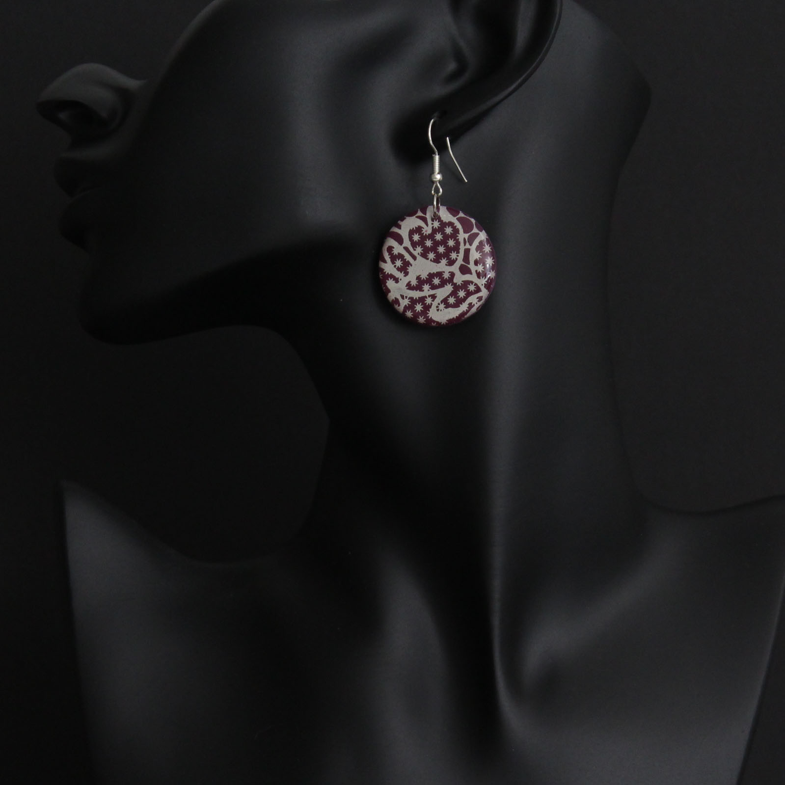 BUTINELY Boucles d'oreilles élégantes en dentelle