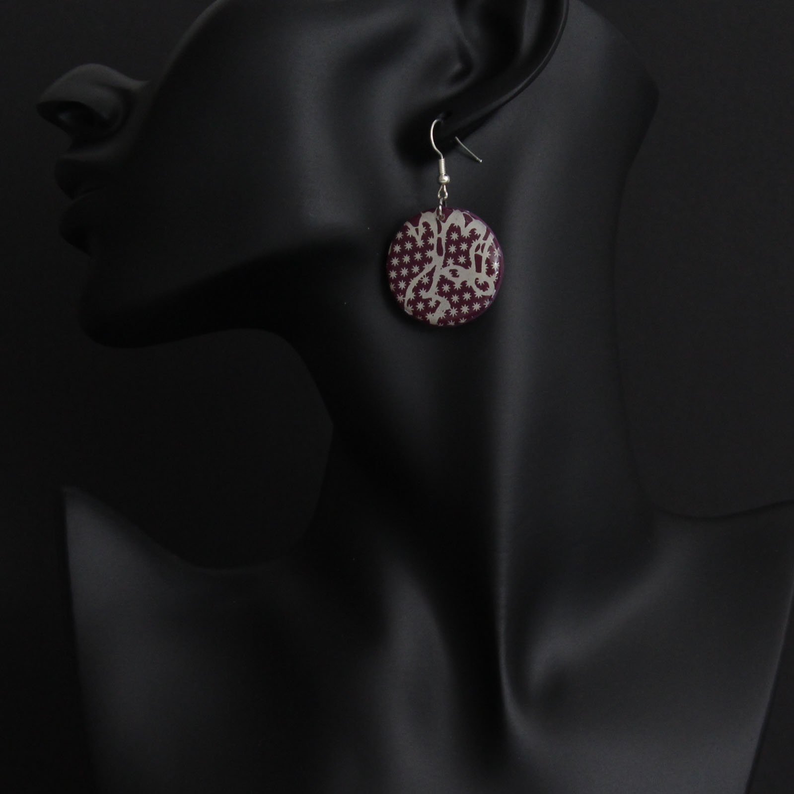 BUTINELY Boucles d'oreilles élégantes en dentelle