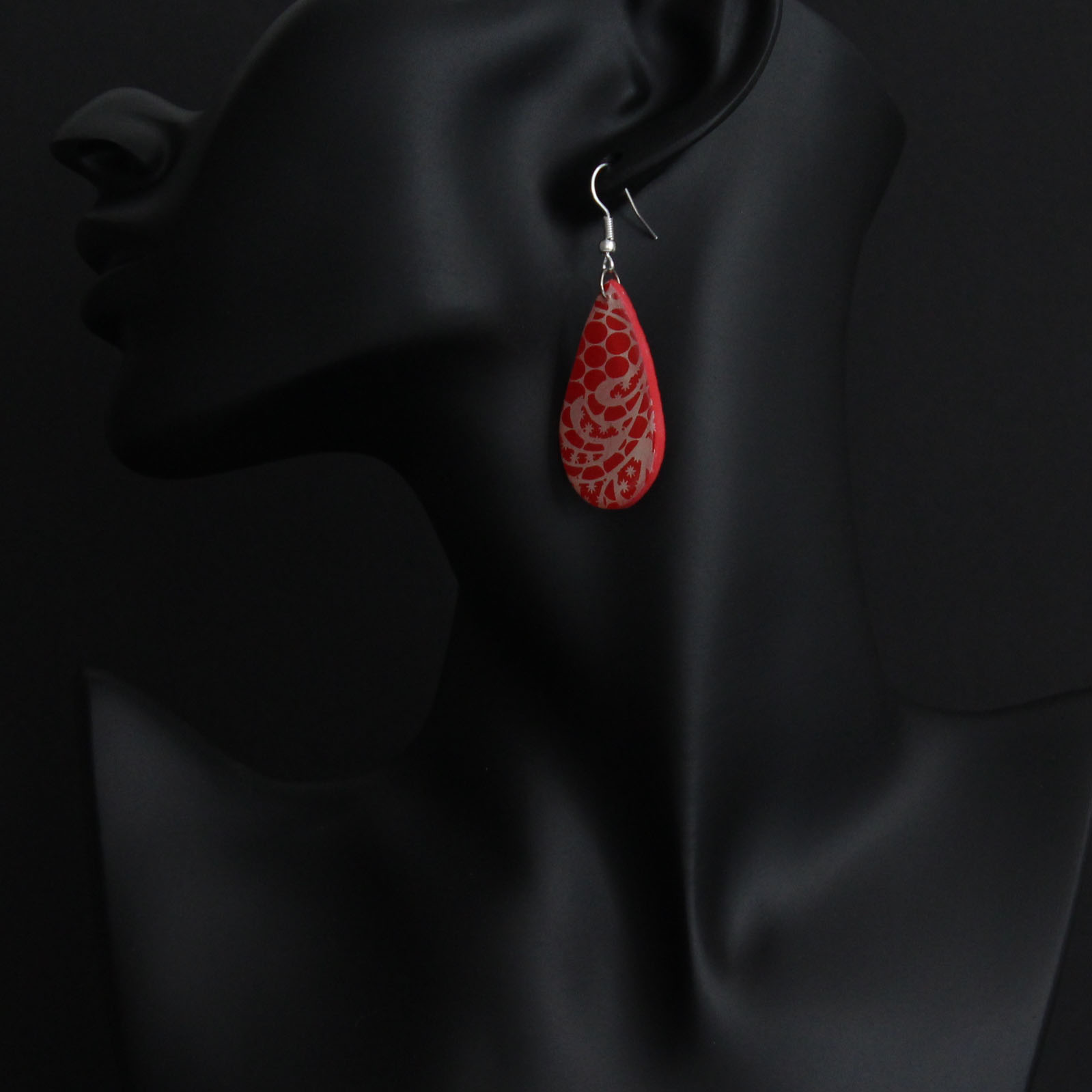 BUTINELY Boucles d'oreilles élégantes en dentelle