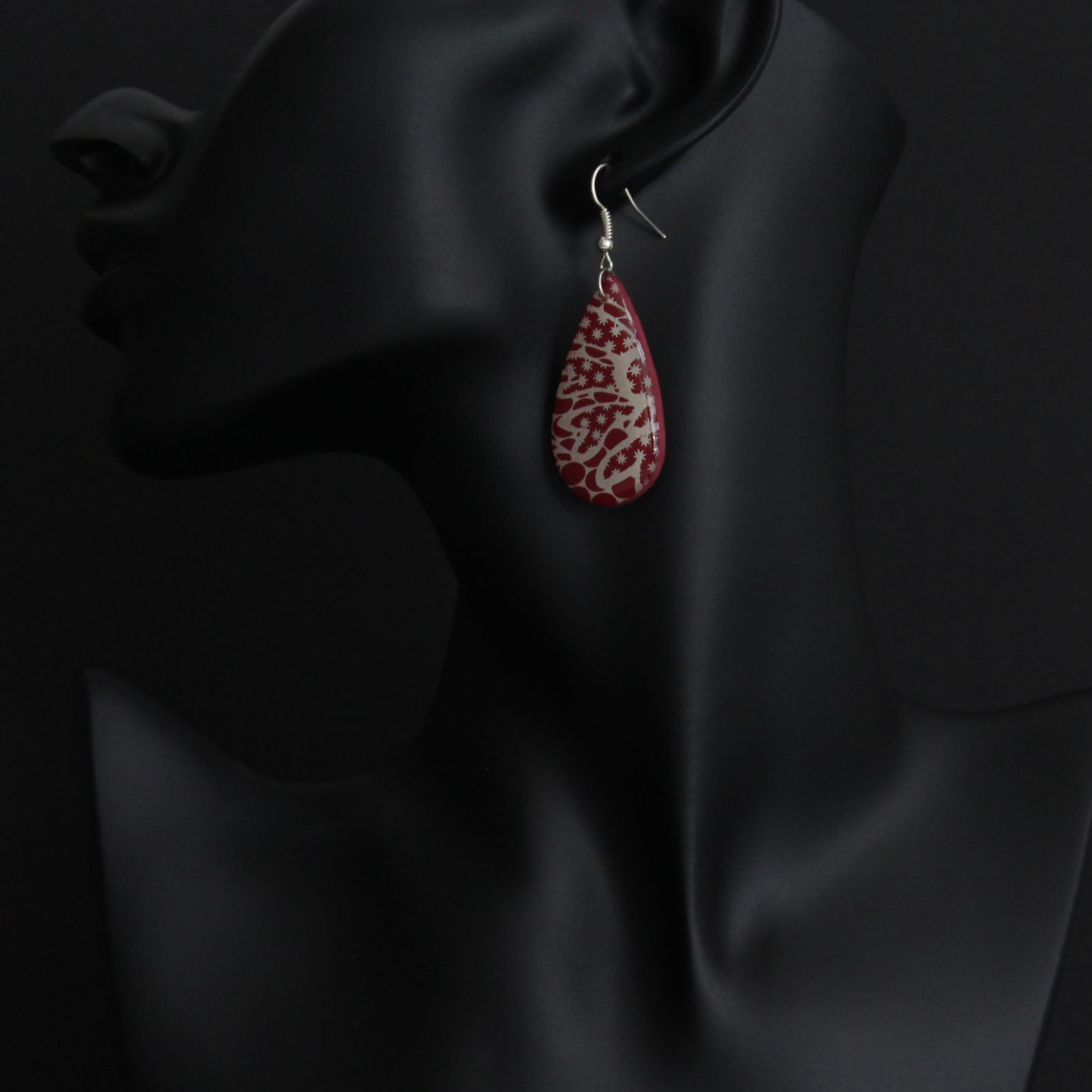 BUTINELY Boucles d'oreilles élégantes en dentelle