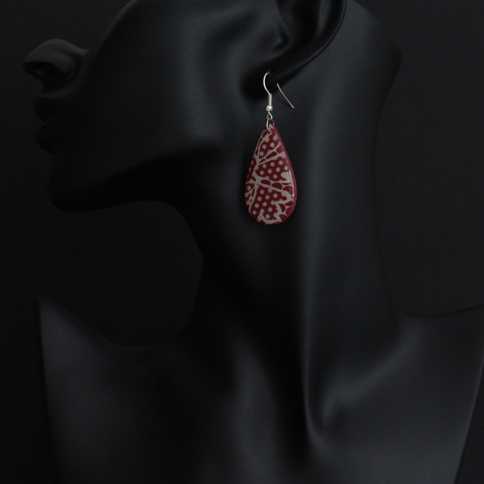 BUTINELY Boucles d'oreilles élégantes en dentelle