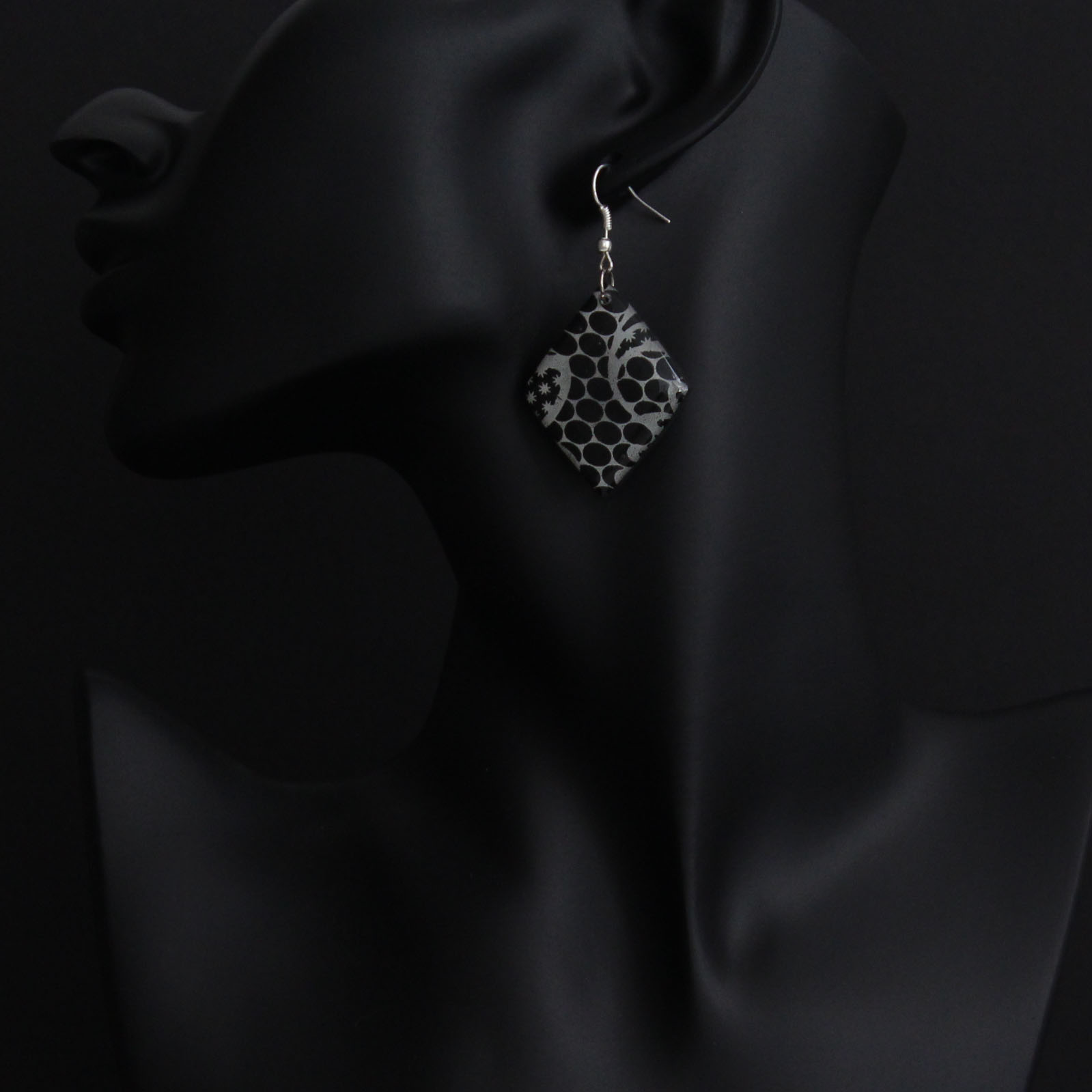 BUTINELY Boucles d'oreilles élégantes en dentelle