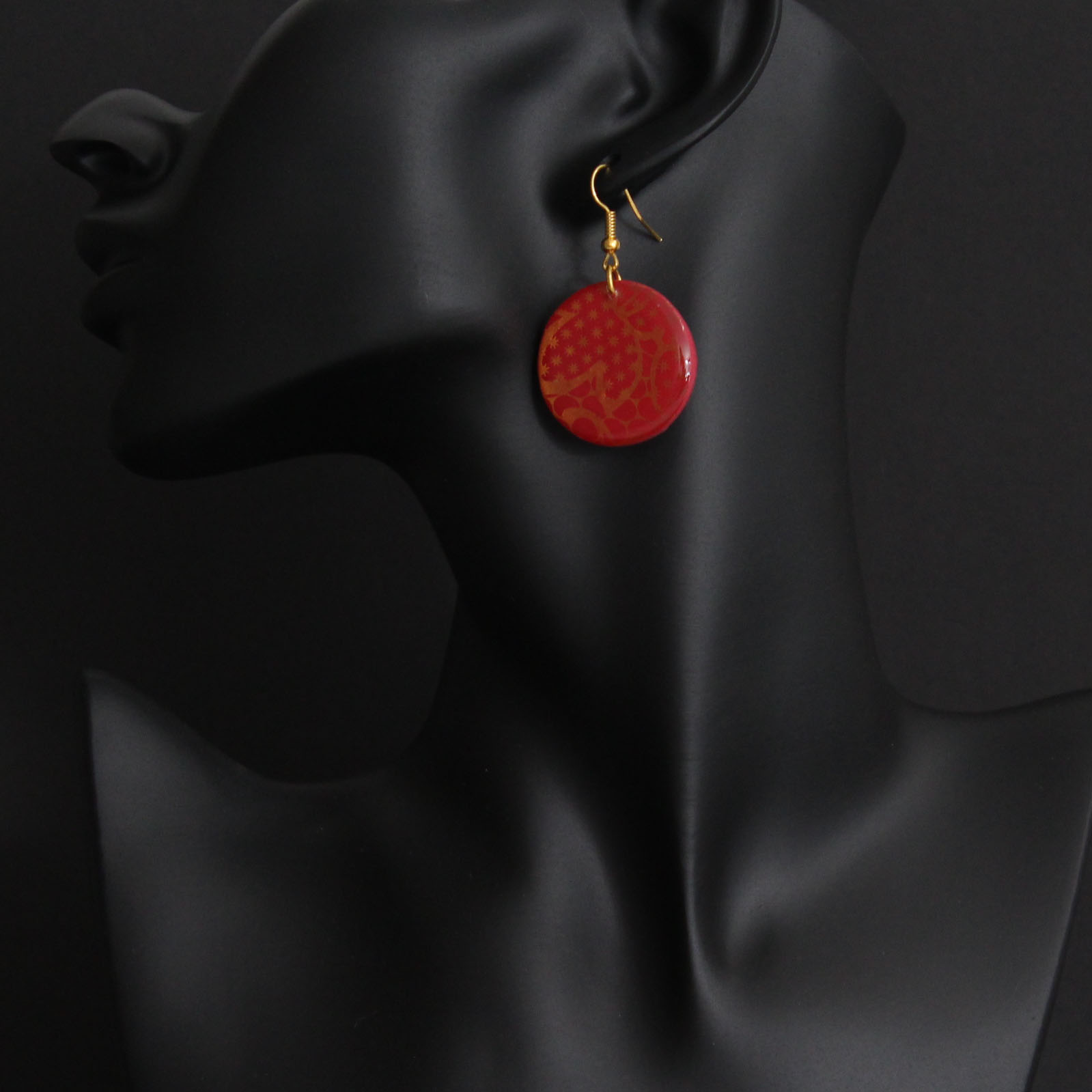 BUTINELY Boucles d'oreilles élégantes en dentelle