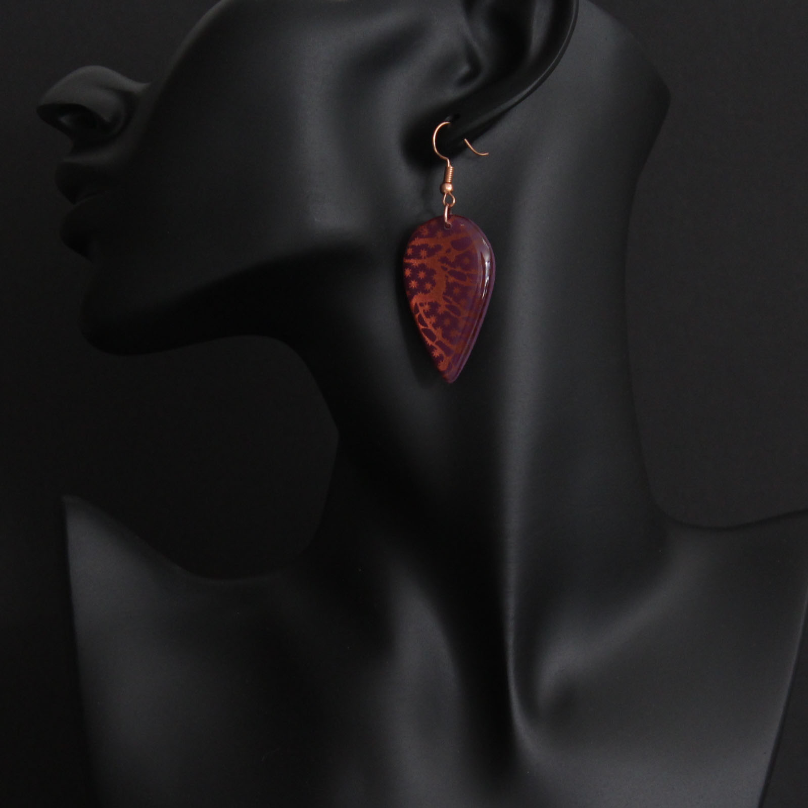 Boucles d'oreilles dentelle – Image 3
