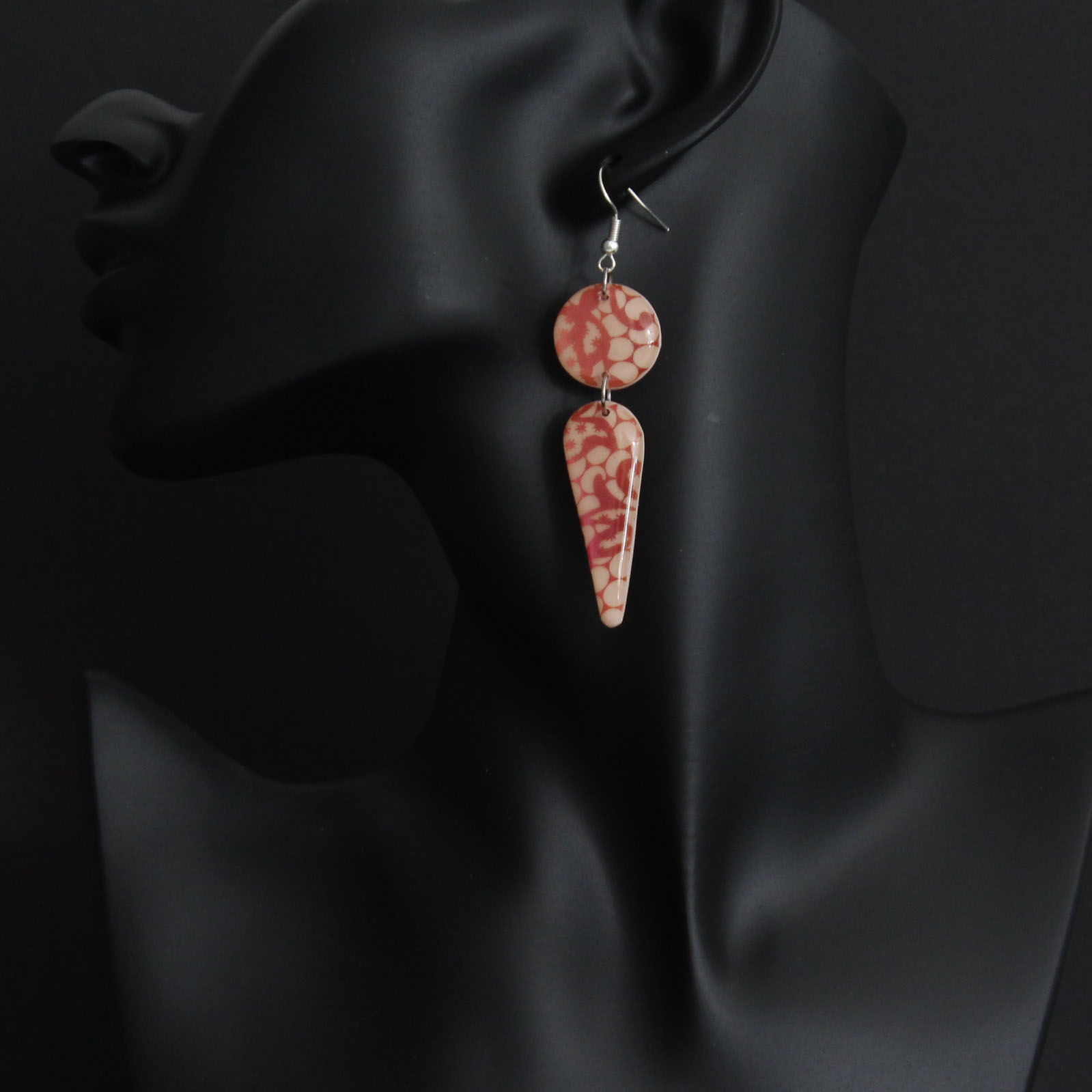 BUTINELY Boucles d'oreilles élégantes en dentelle