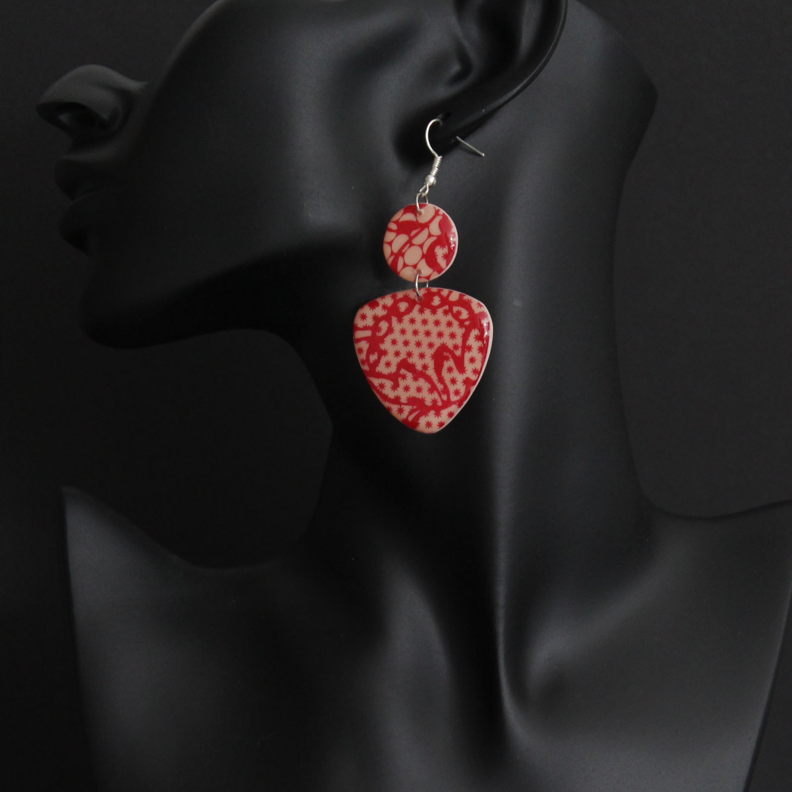 BUTINELY Boucles d'oreilles élégantes en dentelle