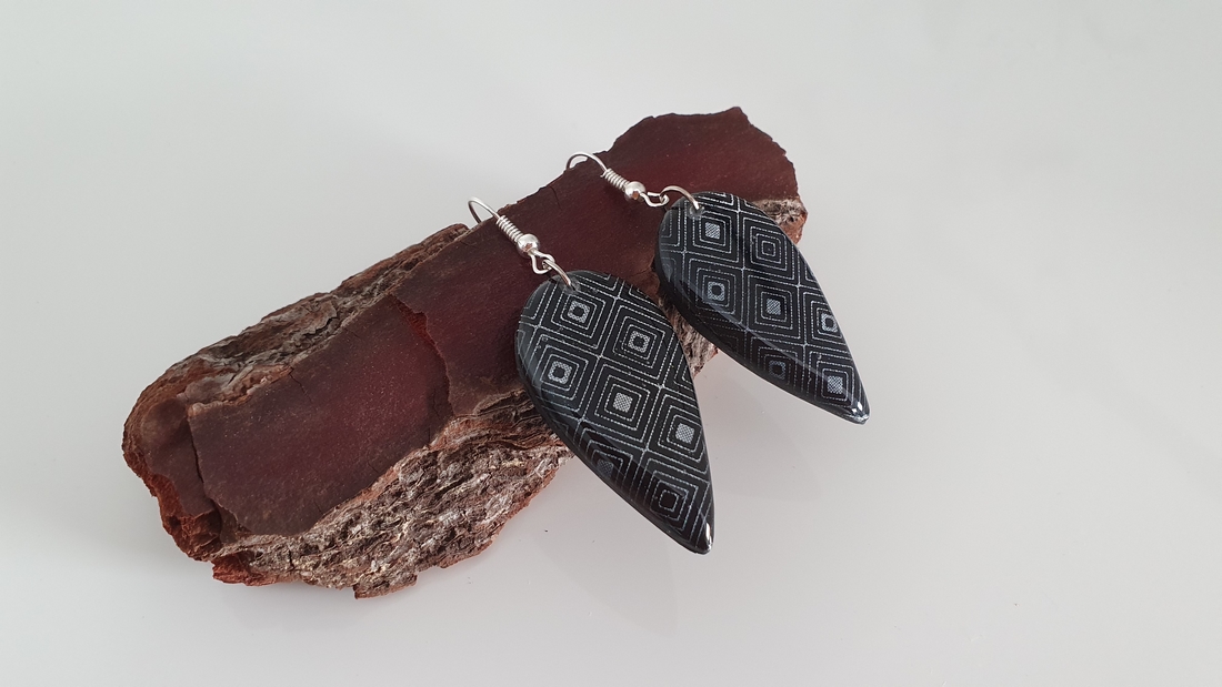 BUTINELY Boucles d'oreilles collection évasion motif ethnique pour femme élégante