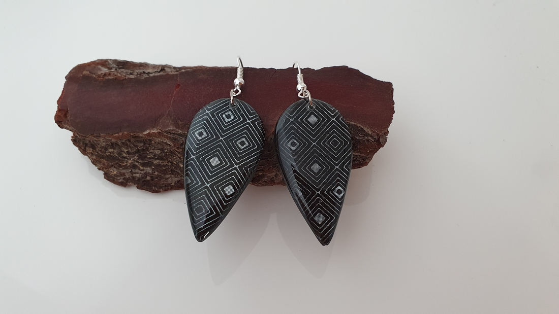 BUTINELY Boucles d'oreilles collection évasion motif ethnique pour femme élégante