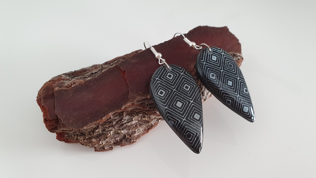 BUTINELY Boucles d'oreilles collection évasion motif ethnique pour femme élégante