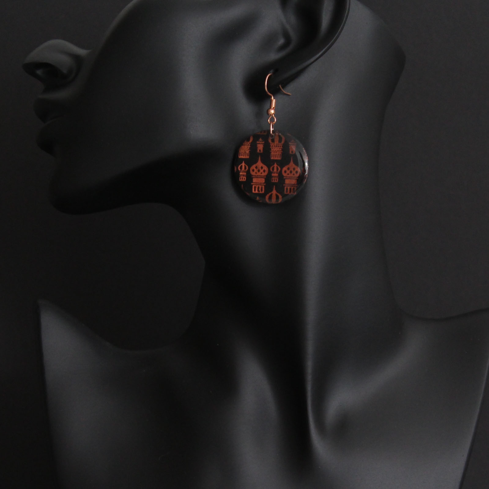 BUTINELY Boucles d'oreilles collection évasion motif Russie pour femme élégante