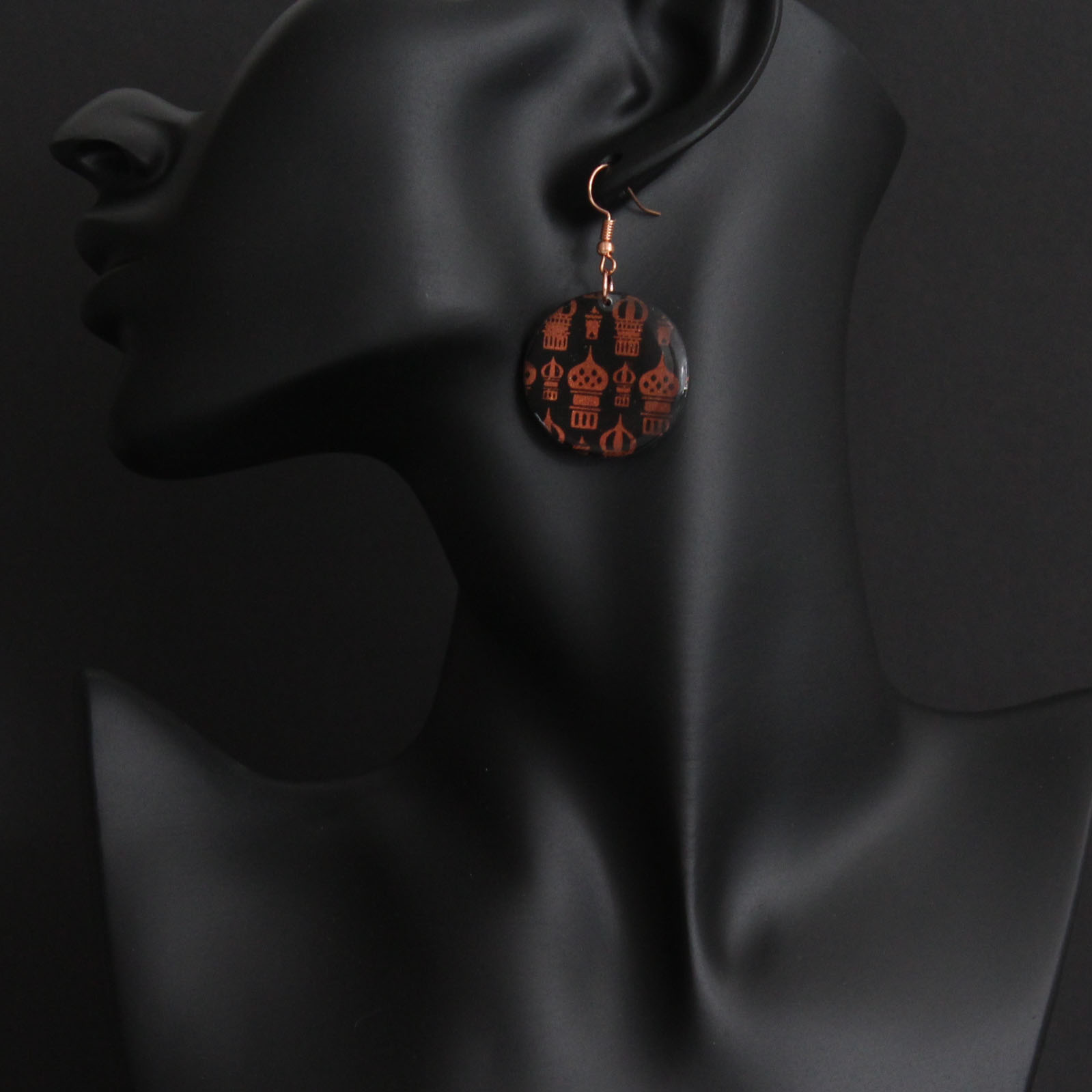 BUTINELY Boucles d'oreilles collection évasion motif Russie pour femme élégante
