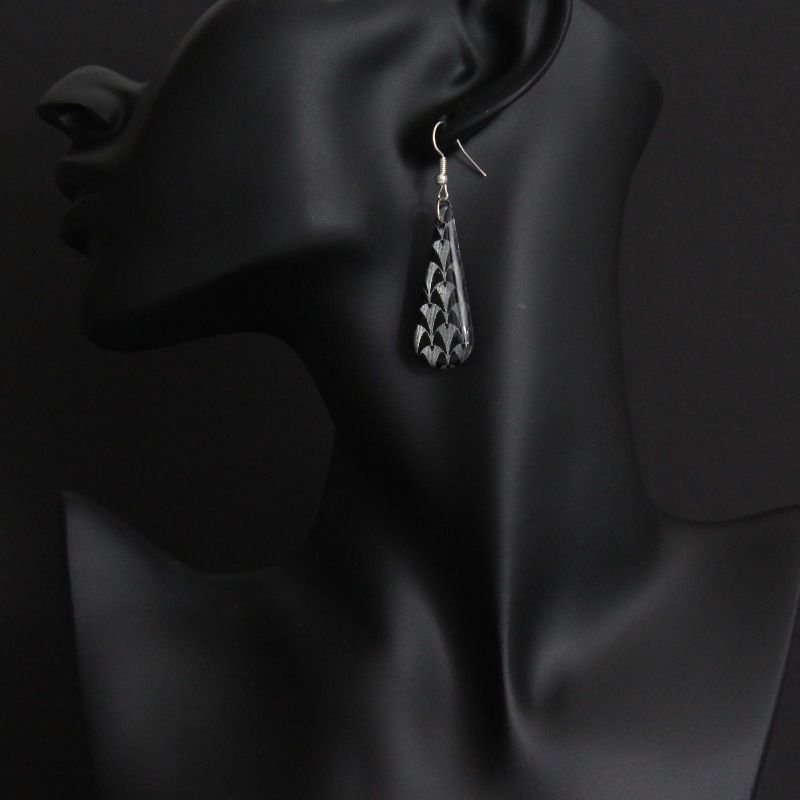 Boucles d'oreilles motif ethnique – Image 3