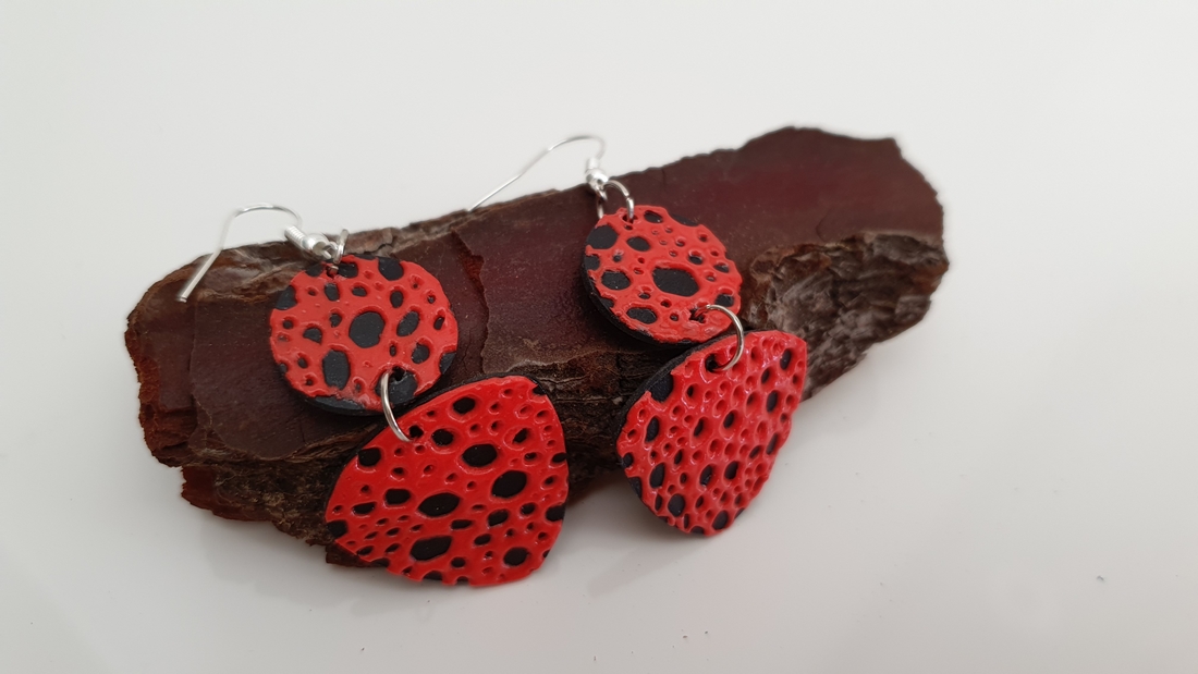 BUTINELY Boucles d'oreilles en relief style lunaire pour femme élégante collection météore