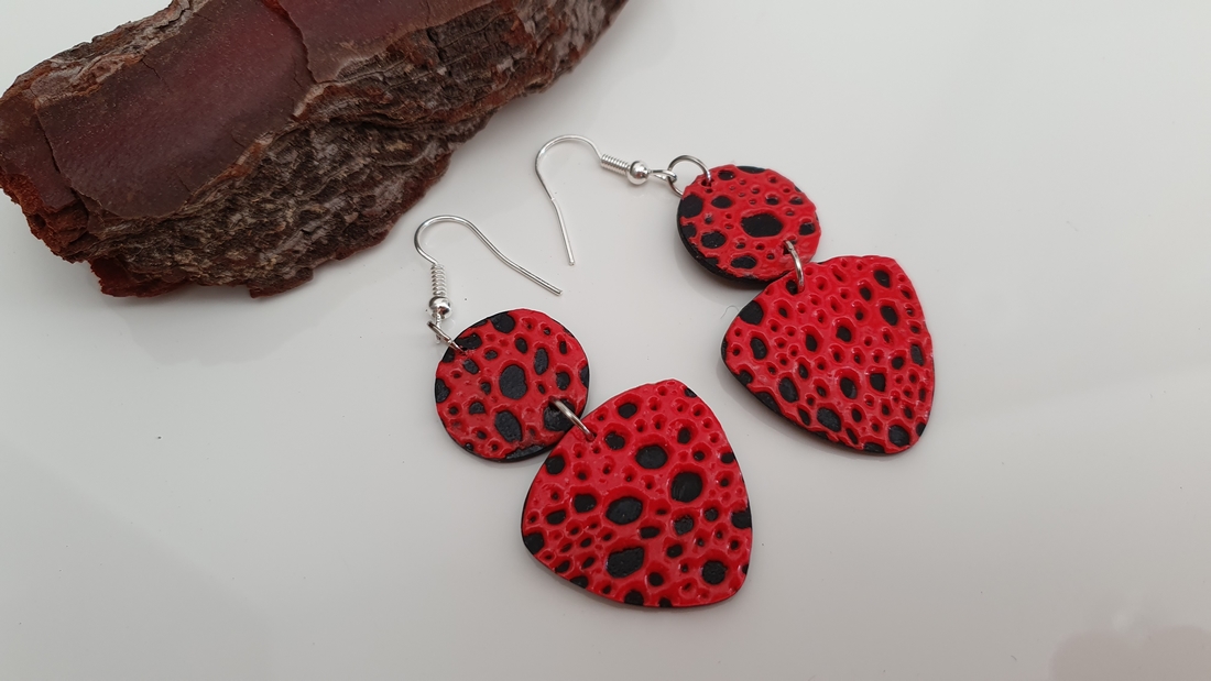 BUTINELY Boucles d'oreilles en relief style lunaire pour femme élégante collection météore