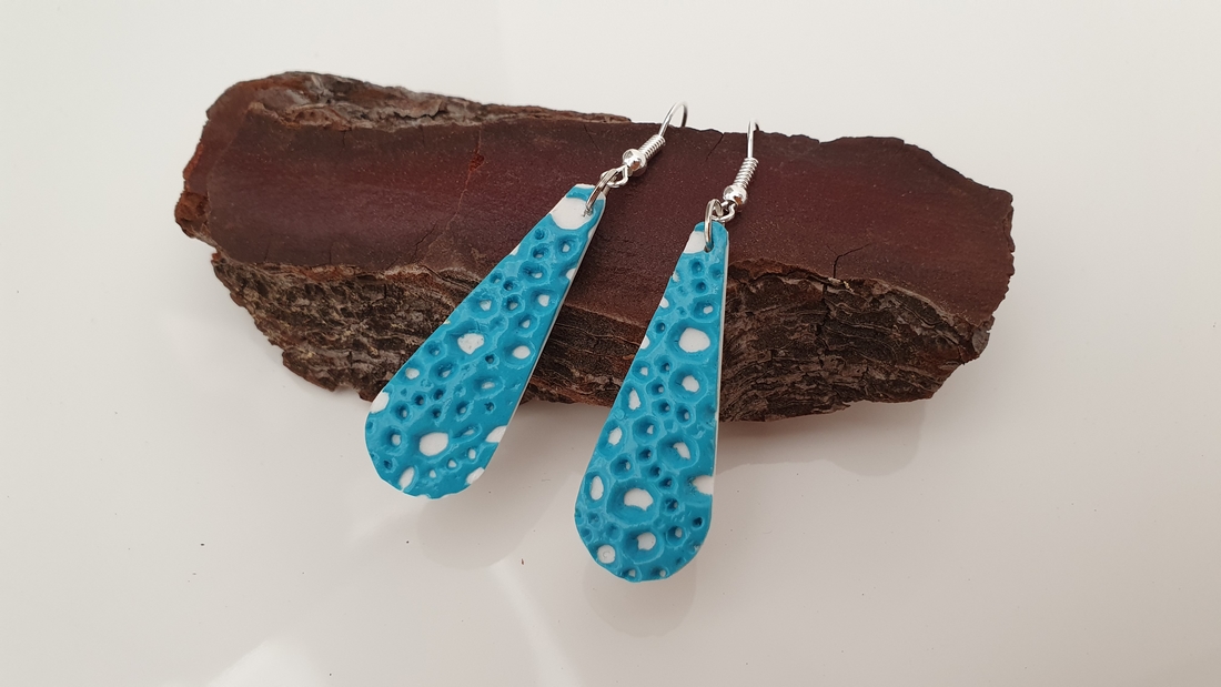 BUTINELY Boucles d'oreilles en relief style lunaire pour femme élégante collection météore