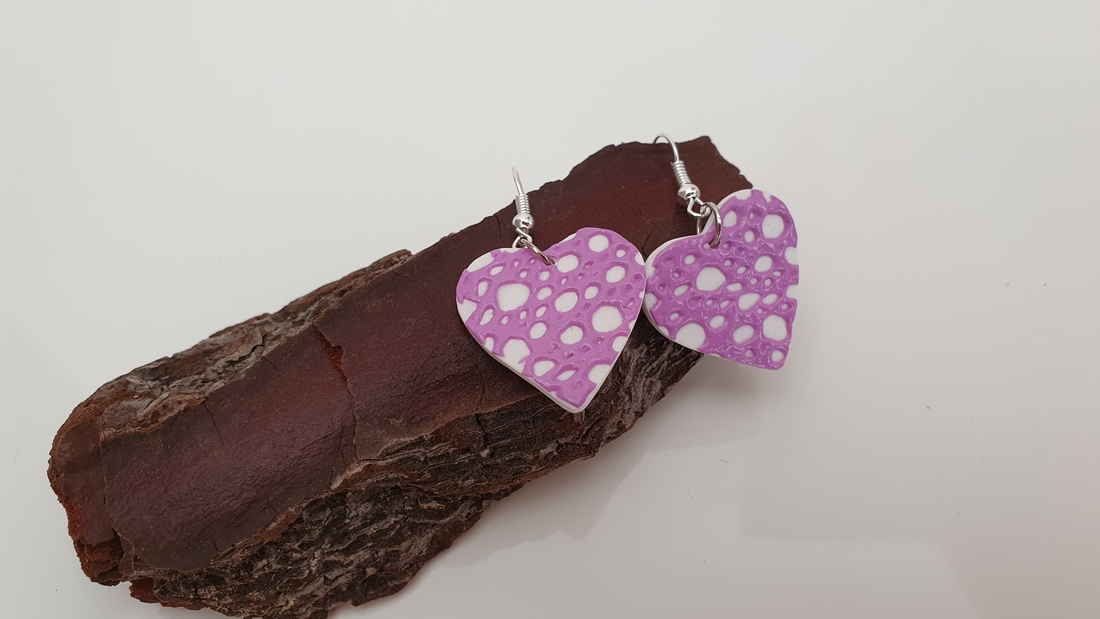 BUTINELY Boucles d'oreilles en relief style lunaire pour femme élégante collection météore