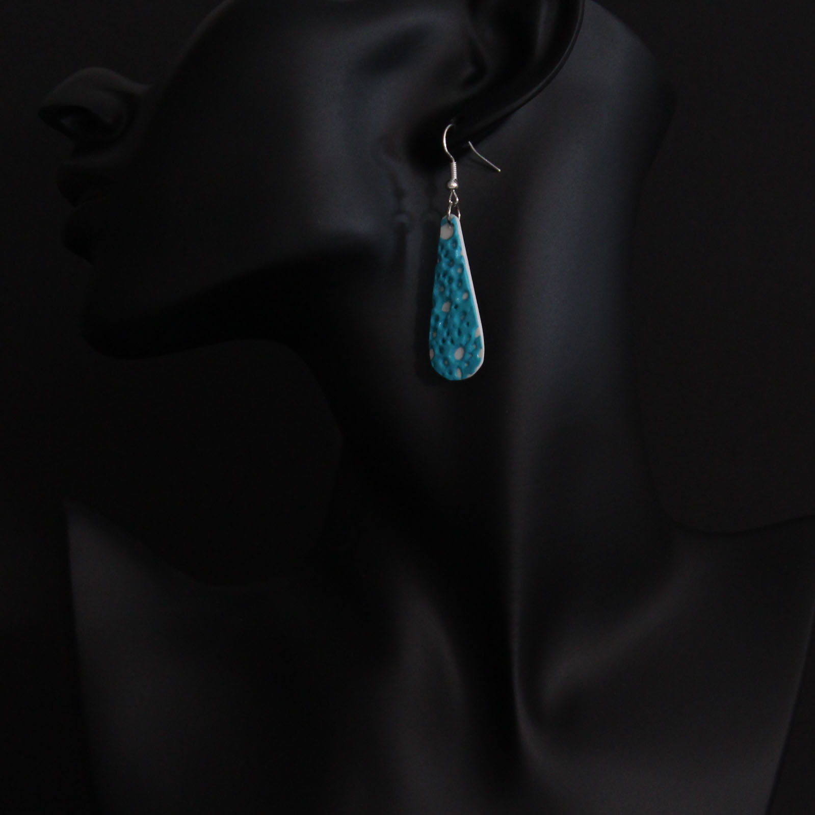 BUTINELY Boucles d'oreilles en relief style lunaire pour femme élégante collection météore