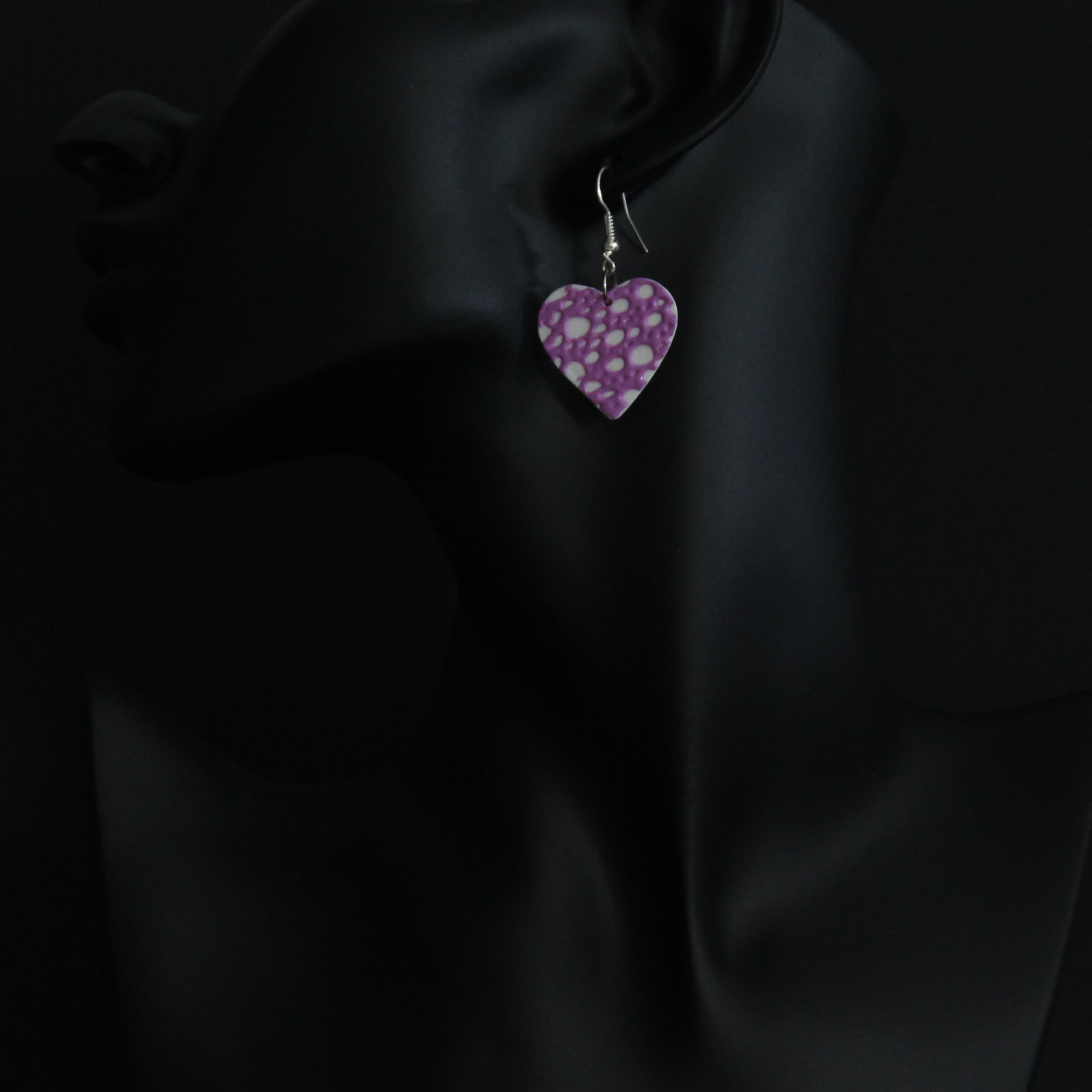 BUTINELY Boucles d'oreilles en relief style lunaire pour femme élégante collection météore