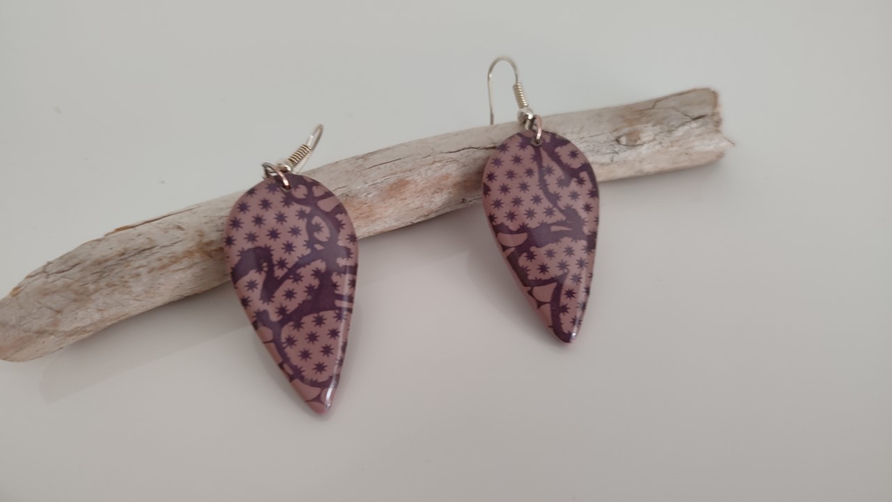 BUTINELY Boucles d'oreilles élégantes en dentelle