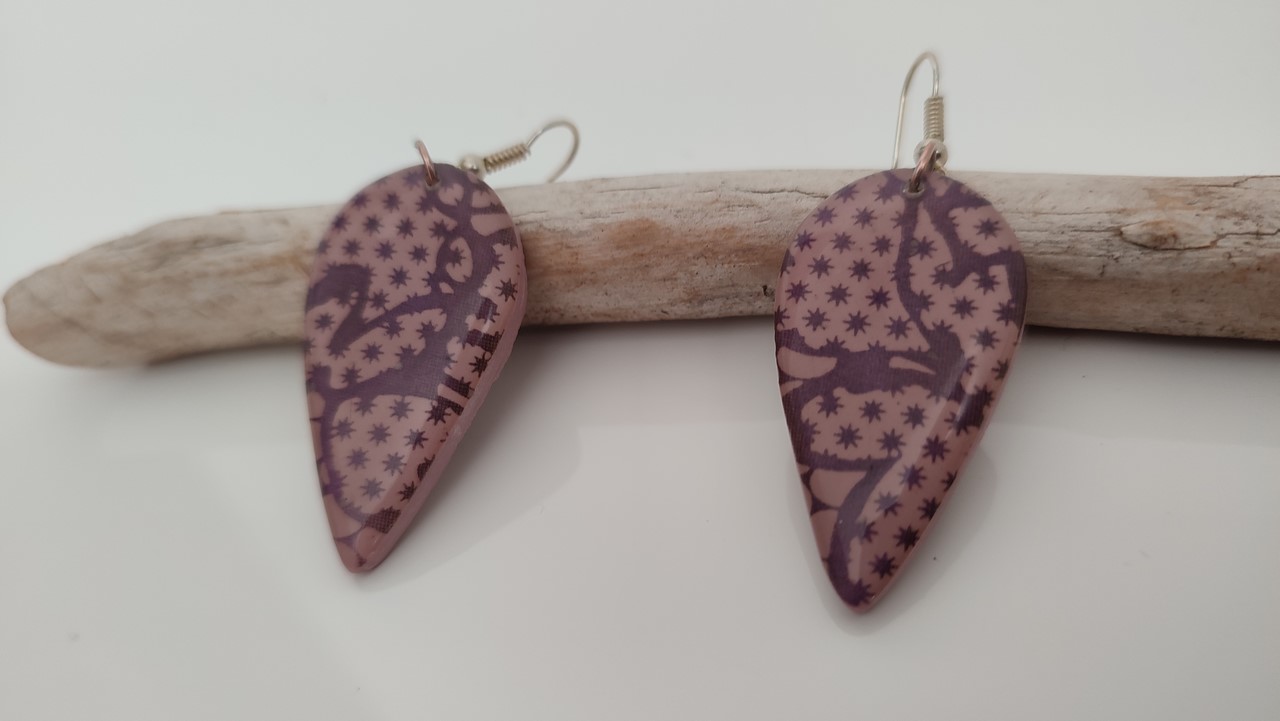 BUTINELY Boucles d'oreilles élégantes en dentelle