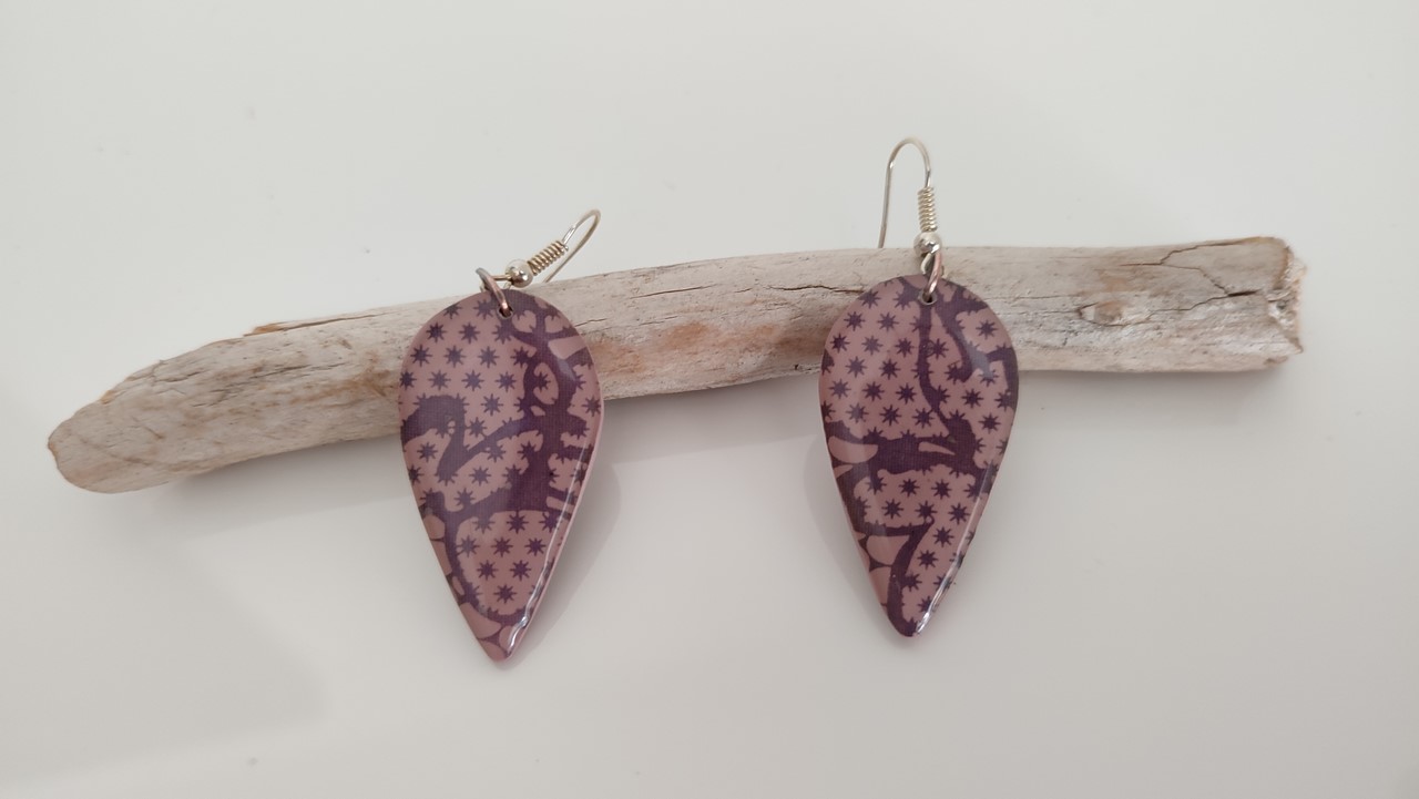 BUTINELY Boucles d'oreilles élégantes en dentelle