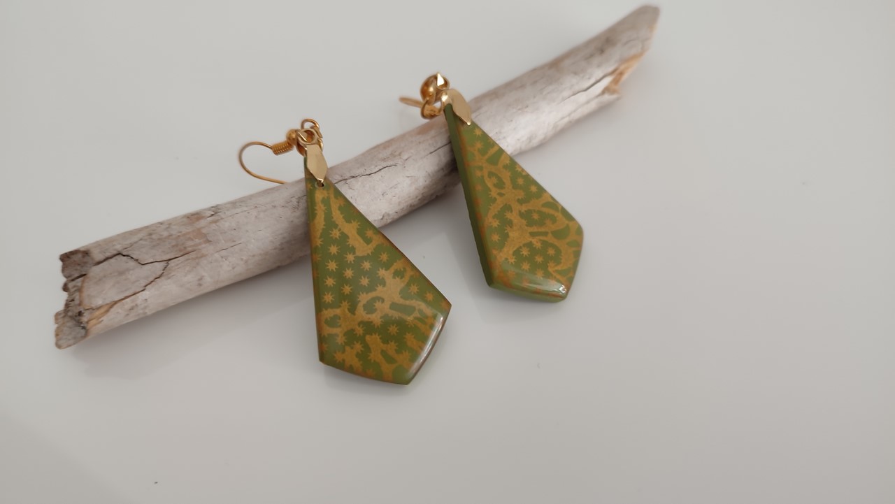 Boucles d'oreilles dentelle – Image 7