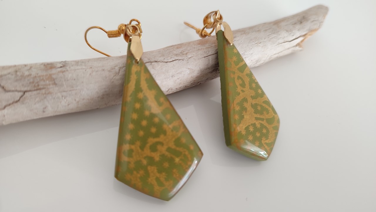 Boucles d'oreilles dentelle