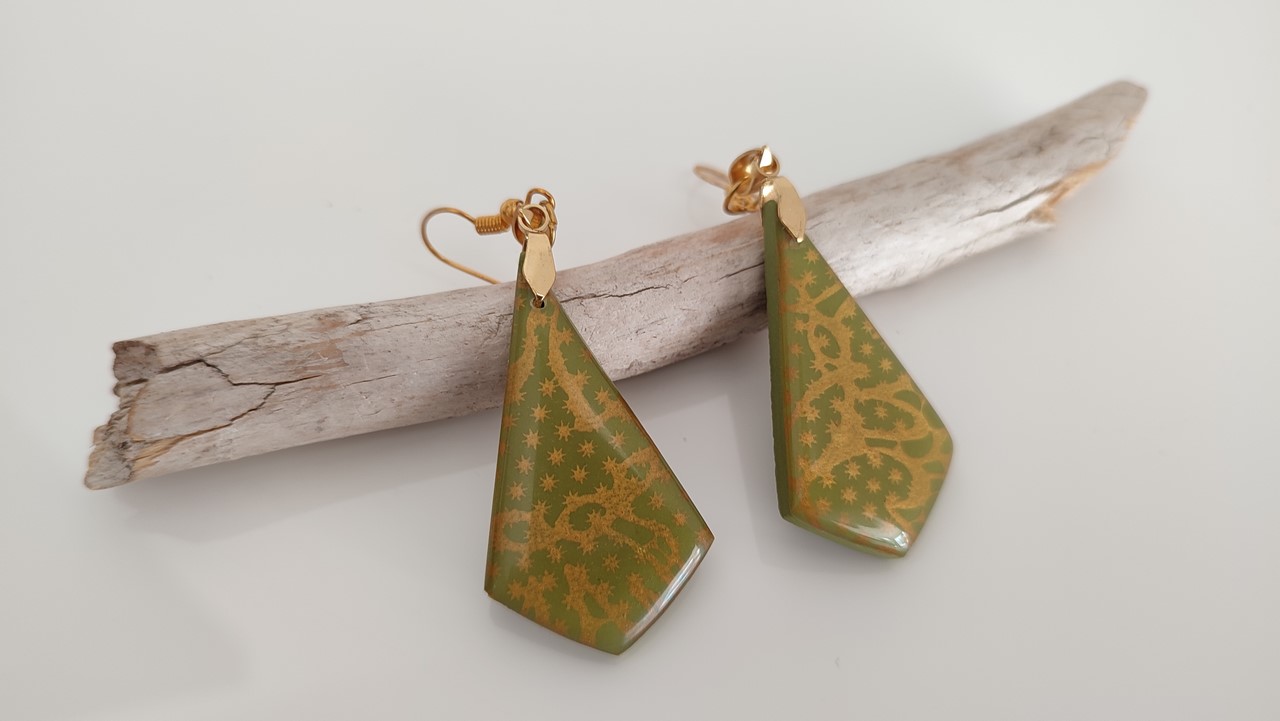 Boucles d'oreilles dentelle – Image 3