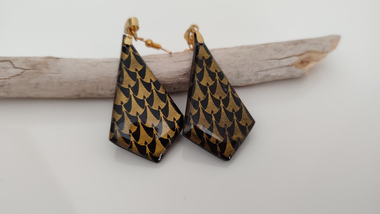 Boucles d'oreilles motif ethnique – Image 6