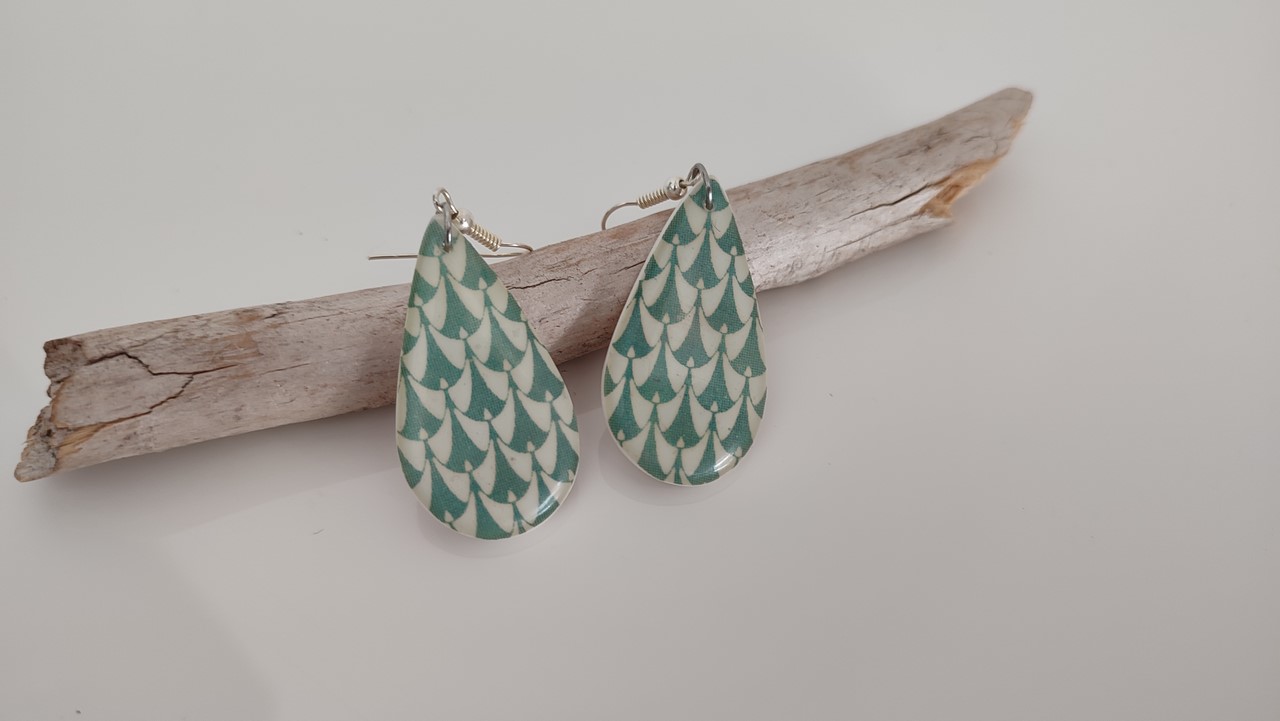 Boucles d'oreilles motif ethnique – Image 3