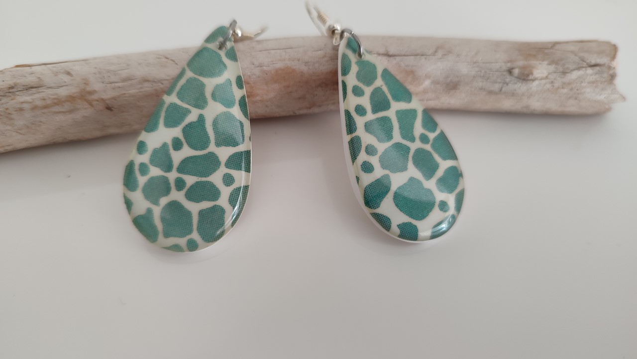 Boucles d'oreilles motif ethnique – Image 4